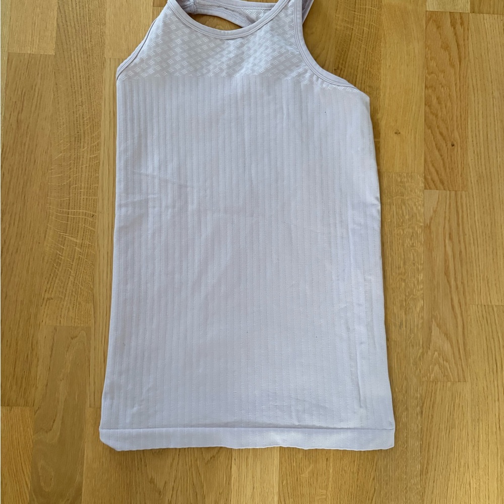 Athleta Light Pink Sleeveless Tank with light compression